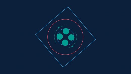 animation logo graphiques géométriques style 04